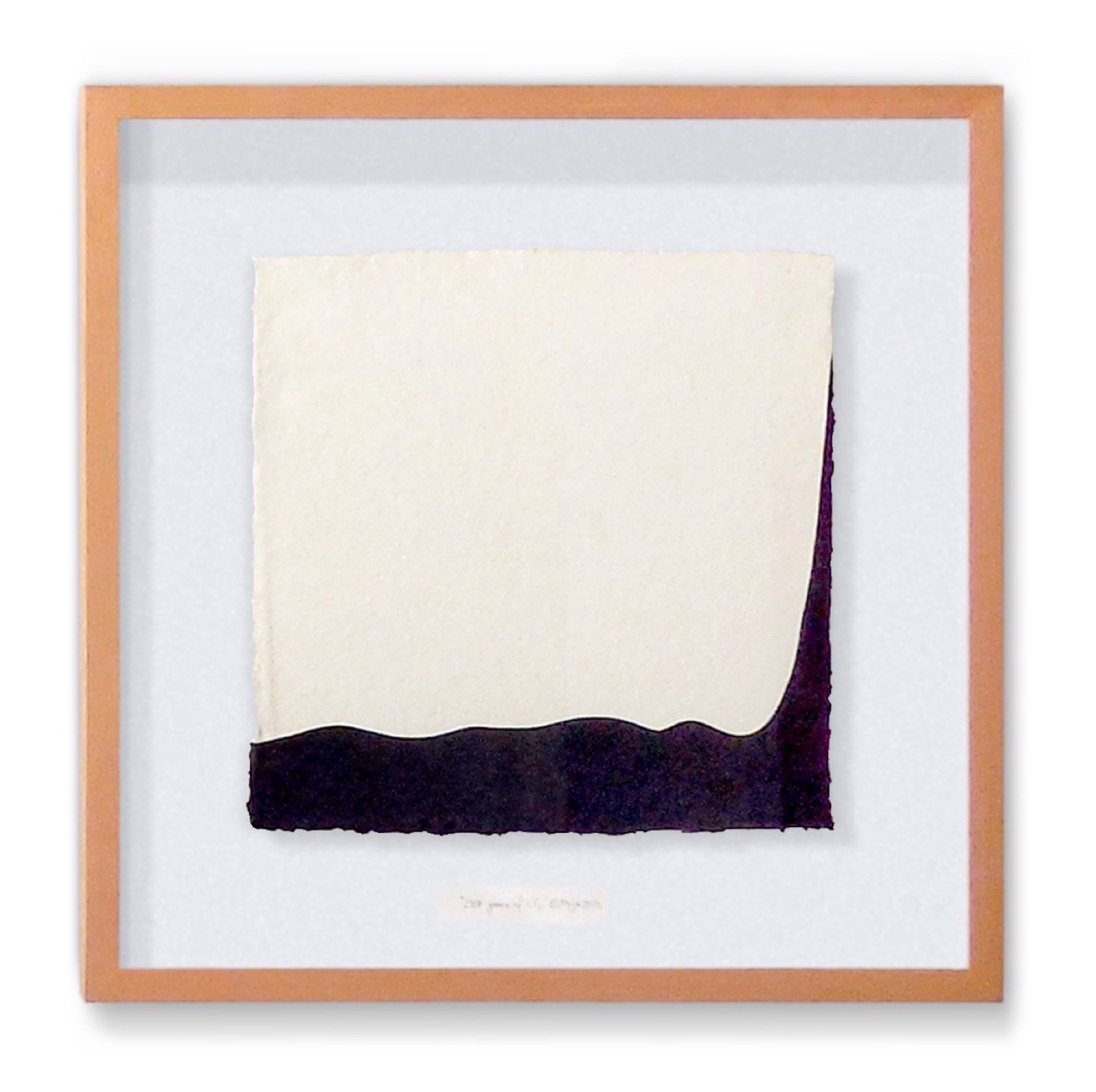 «2.000 años de CO2». Derivados del petróleo sobre papel de algodón, 80 x 80 cm, ©PSJM2015