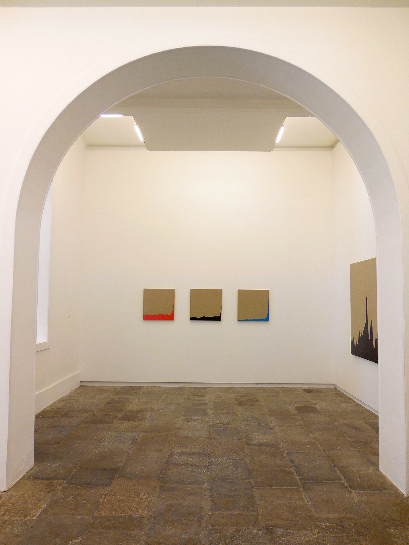 Vista de la exposición en la Galería Manuel Ojeda. Las Palmas de GC, 2015.